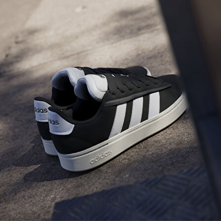 Grand Court Alpha Erkek Siyah Sneaker Ayakkabı JH7235