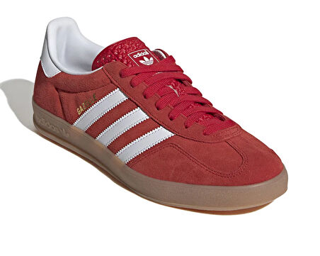 adidas Gazelle Indoor Erkek Günlük Ayakkabı JI2063 Kırmızı