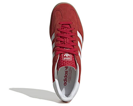 adidas Gazelle Indoor Erkek Günlük Ayakkabı JI2063 Kırmızı