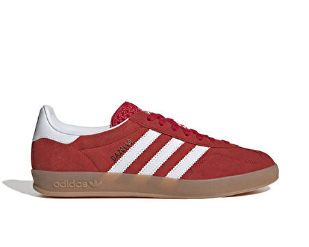 adidas Gazelle Indoor Erkek Günlük Ayakkabı JI2063 Kırmızı