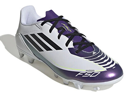 adidas F50 Club Fxg Messi Erkek Çim Zemin Kramponu IE9093 Beyaz