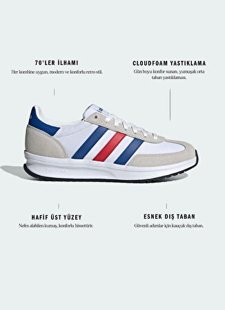 adidas IH8592 RUN 70s 2.0 Beyaz Erkek Lifestyle Ayakkabı