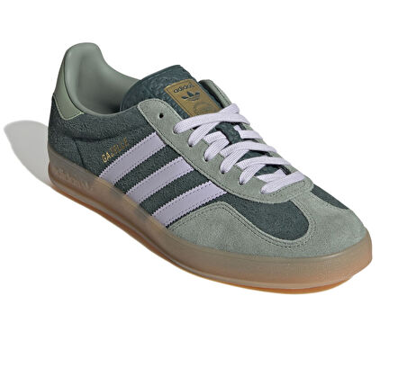 JI0323-E adidas Gazelle Indoor Erkek Spor Ayakkabı Yeşil
