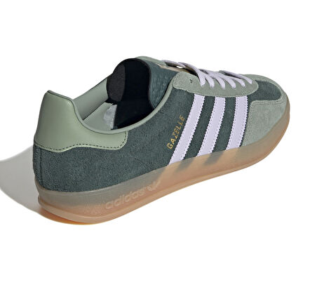JI0323-E adidas Gazelle Indoor Erkek Spor Ayakkabı Yeşil