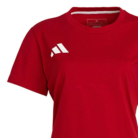 Türkiye Kadın Kırmızı Günlük Stil T-Shirt JG5700