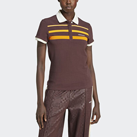 adidas JC6175 SLIM POLO Kadın T-Shirt