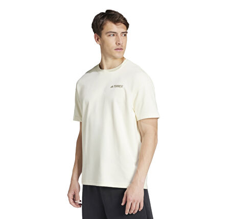 IX5614-E adidas Ng U Aerordy T Erkek T-Shirt Krem