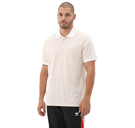 IZ3070-E adidas 3-Strıpe Polo Erkek T-Shirt Beyaz