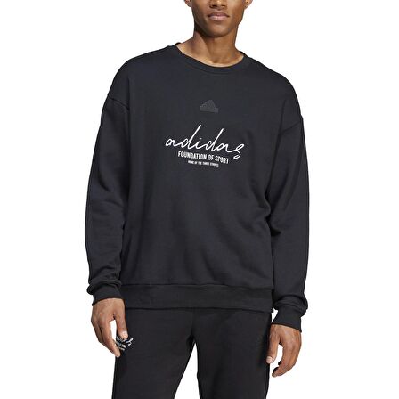 Adidas Bl Ft Crw Q3 Erkek Sweatshirt