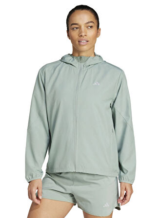 JD2344 RUN IT JACKET Yeşil Normal Kalıp Zip Ceket