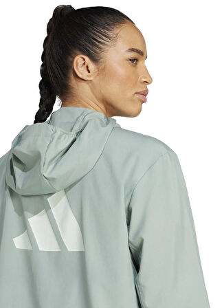 JD2344 RUN IT JACKET Yeşil Normal Kalıp Zip Ceket