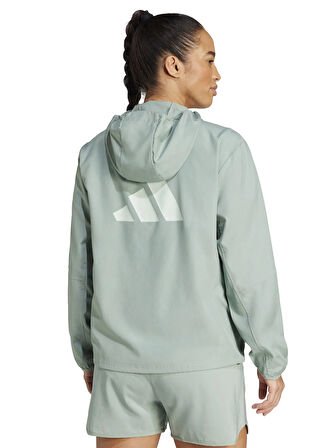 JD2344 RUN IT JACKET Yeşil Normal Kalıp Zip Ceket