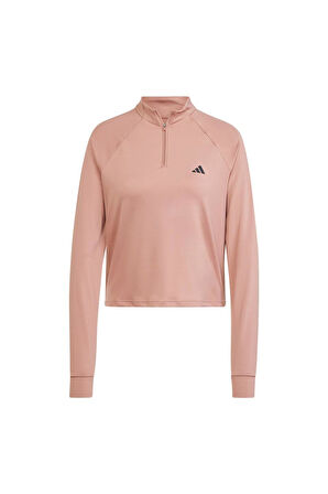adidas Çocuk  Pembe  Sweatshirt TR-ES 1/4ZIP JP1822