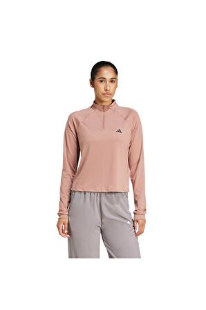 adidas Çocuk  Pembe  Sweatshirt TR-ES 1/4ZIP JP1822