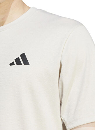 JC7736 TR-ES FR NOV T Beyaz Yuvarlak Yaka Regular Fit Erkek T-Shirt