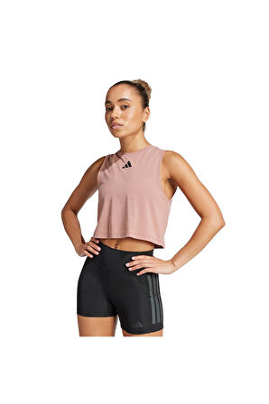 adidas Pembe Kadın   Atlet BOXY TANK 3S JJ3494