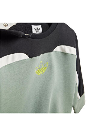 adidas Bebek Yeşil  Eşofman OV CREW SET JC7312