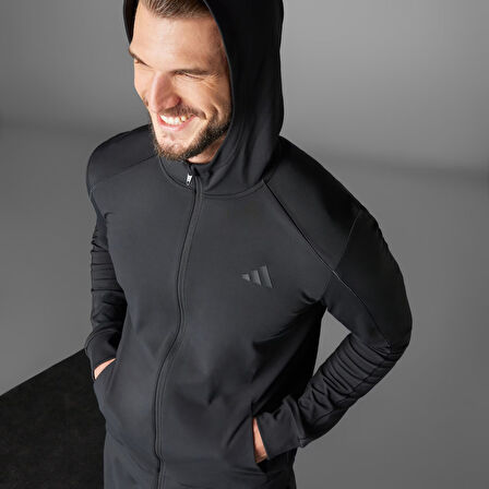Adidas Erkek Koşu - Yürüyüş Eşofman Üstü PureMotion Hood Je5691