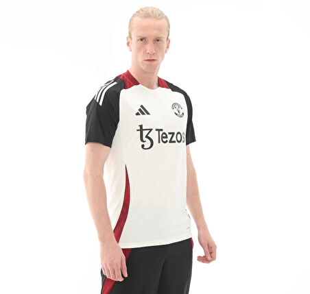 JE3726-E adidas Manchester United Tiro 24 Erkek Forma Beyaz