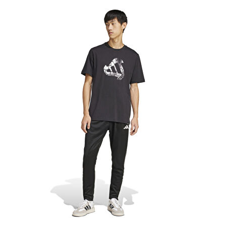 Hot Erkek Siyah Günlük Stil T-Shirt JI6787