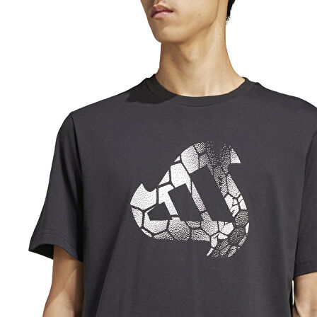 Hot Erkek Siyah Günlük Stil T-Shirt JI6787