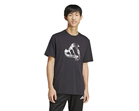 Adidas M C Hot Q1 Tee Erkek Günlük Tişört JI6787 Siyah