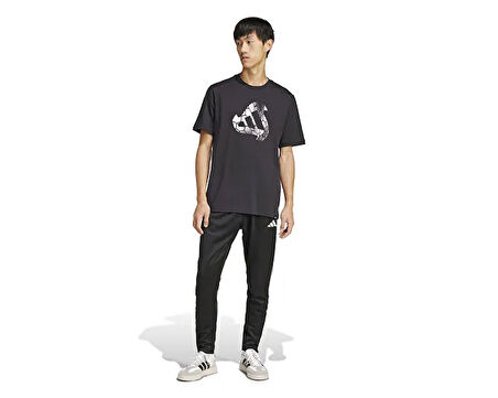 Adidas M C Hot Q1 Tee Erkek Günlük Tişört JI6787 Siyah