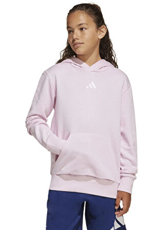 Adidas Pembe Kız Çocuk Sweatshirt JC9773 J SL FL HD 225