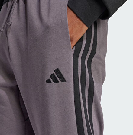 Adidas M 3S FT TC PT Temel 3-Çizgili Fransız Havlu Kumaş Jogger Erkek Eşofman Altı