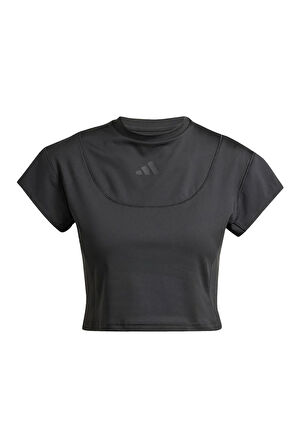 adidas Kadın  Siyah  T-shirt W CE G CRO TEE JF3413