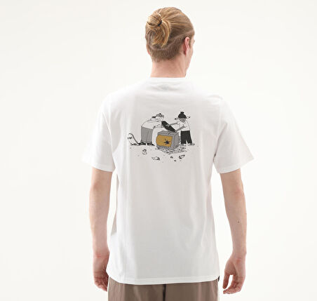 JD2714-E adidas Hj Trash Tee Erkek T-Shirt Beyaz