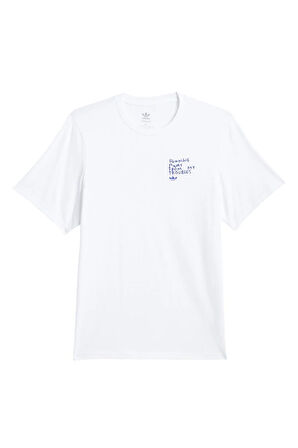 adidas Erkek  Beyaz  T-shirt SHMOO G TEE 2 JC7655