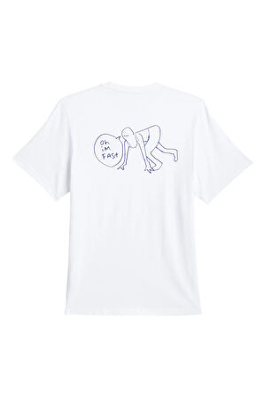 adidas Erkek  Beyaz  T-shirt SHMOO G TEE 2 JC7655