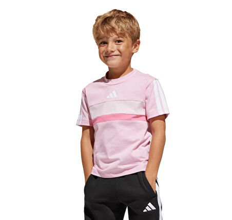 JI6211-C adidas Lk 3S Tıb T &amp;Ccedil;ocuk T-Shirt Pembe