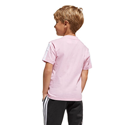 JI6211-C adidas Lk 3S Tıb T &amp;Ccedil;ocuk T-Shirt Pembe