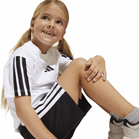 Adidas Çocuk Şort Tişört Takım 3 Stripes 160