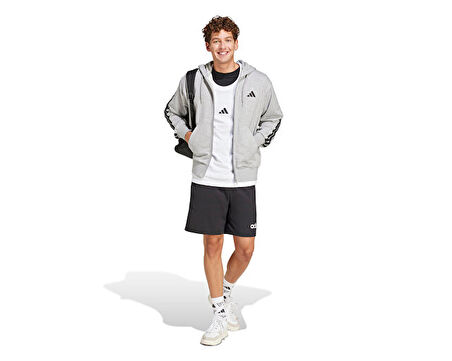 Adidas M 3S Ft Fz Hd Erkek Günlük Ceket JE6338Gri