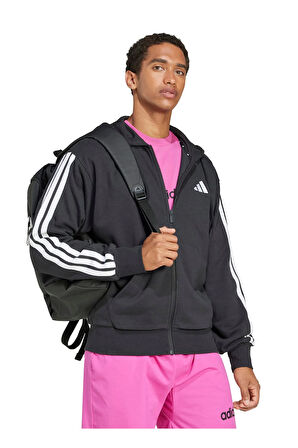 JD1877 M 3S FT FZ HD Siyah Normal Düz Erkek Zip Ceket