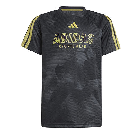 JI6183-C adidas J Hot Cof Tee çocuk T-Shirt Siyah