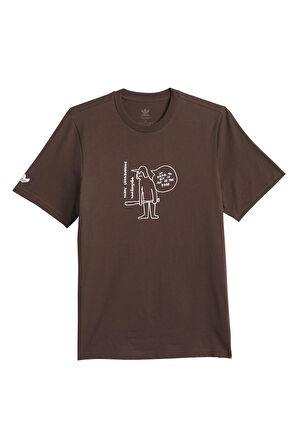 adidas Kahverengi Erkek   T-Shirt SHMOO G TEE 3 JC7651