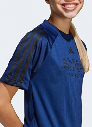 adidas Baskılı Lacivert - Siyah Erkek Çocuk T-Shirt JC8035-J HOT TEE