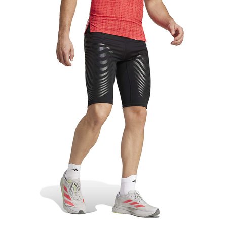 Adizero Control Erkek Siyah Koşu Tayt IX8976
