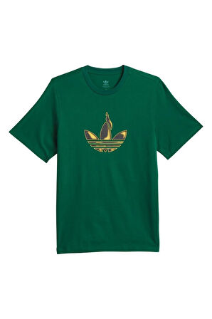 adidas Erkek  Yeşil  T-shirt TREF TORCH TEE JD2833