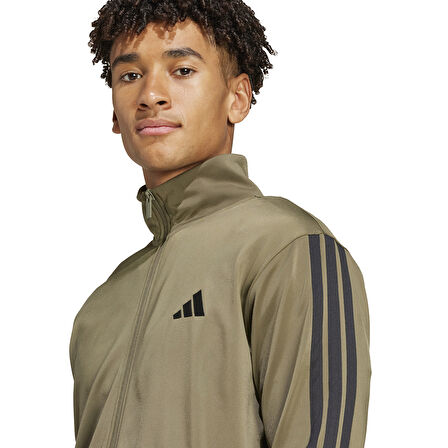 3-Stripes Erkek Yeşil Günlük Stil Eşofman Takımı JI8854