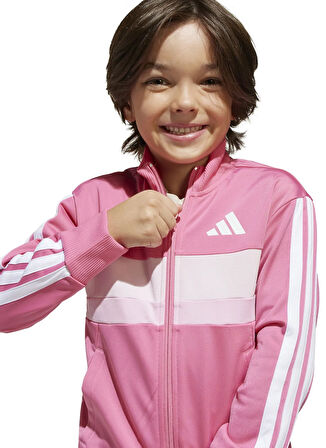 adidas Düz Pembe Kız Çocuk Eşofman Takımı JI6208 LK 3S TIB TS