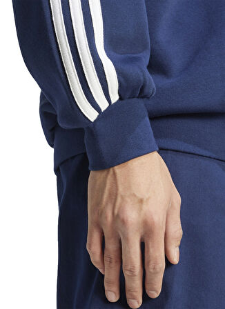 JP1063 Oversize crew Lacivert Yuvarlak Yaka Oversize Sweatshirt