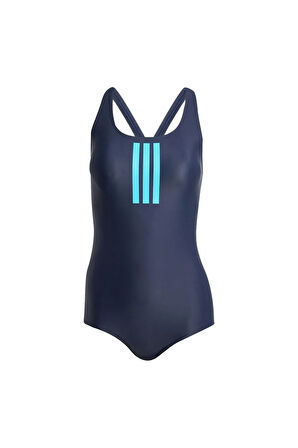 adidas Kadın  Mavi  Mayo 3S MID SUIT C JH3320