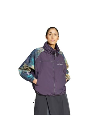 adidas Kadın  Mor  CEKET NG W W.R AOP JK JD5837
