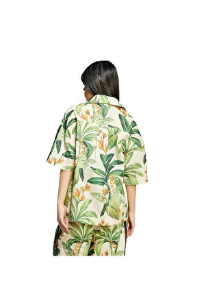 adidas Kadın  Beyaz  Ceket FARM PRM TOP JD6280