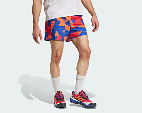 adidas Mt Light Sh Aop Erkek Outdoor Şort JF1252 Mavi